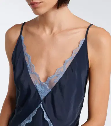 SIR Elsie lace-trimmed gown | Thumbnail 2 SIR Elsie lace-trimmed gown | Thumbnail 2