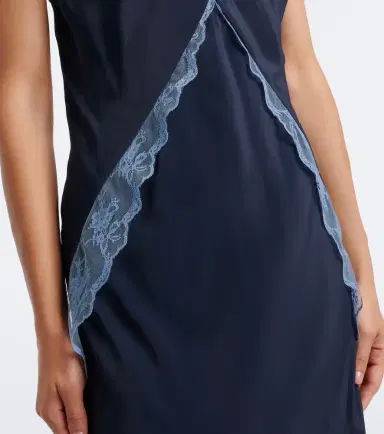 SIR Elsie lace-trimmed gown | Thumbnail 3 SIR Elsie lace-trimmed gown | Thumbnail 3