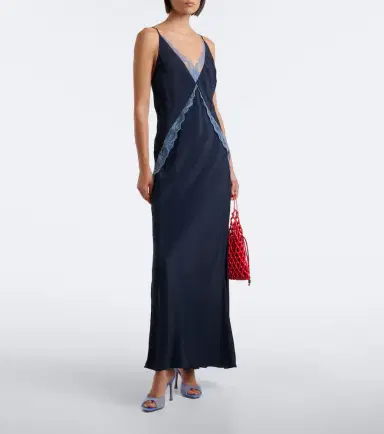 SIR Elsie lace-trimmed gown | Thumbnail 4 SIR Elsie lace-trimmed gown | Thumbnail 4