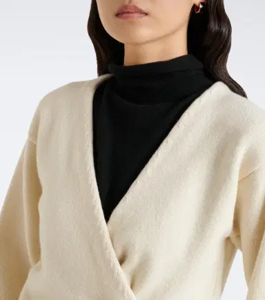 Rohe Róhe Wool and cashmere wrap cardigan | Thumbnail 2 Rohe Róhe Wool and cashmere wrap cardigan | Thumbnail 2