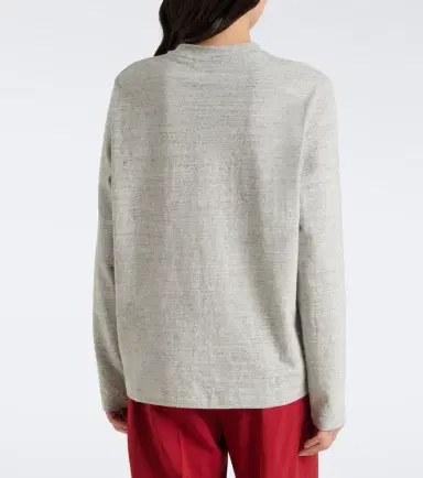 RÓHE Róhe Mouliné cotton jersey T-shirt | Thumbnail 4 RÓHE Róhe Mouliné cotton jersey T-shirt | Thumbnail 4