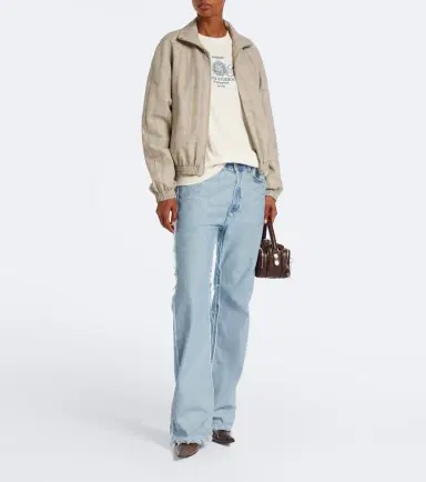 Acne Studios Layered embroidered cotton jersey T-shirt | Thumbnail 2 Acne Studios Layered embroidered cotton jersey T-shirt | Thumbnail 2