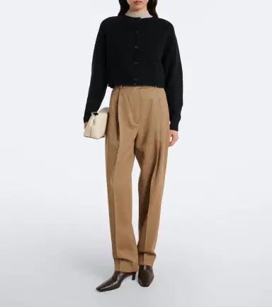 Loulou de Saison Heike cropped cashmere cardigan | Thumbnail 3 Loulou de Saison Heike cropped cashmere cardigan | Thumbnail 3