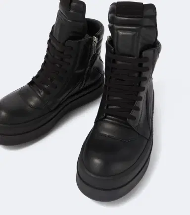 Rick Owens Mega Bumper Geobasket leather sneakers | Thumbnail 3 Rick Owens Mega Bumper Geobasket leather sneakers | Thumbnail 3