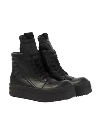 Rick Owens Mega Bumper Geobasket leather sneakers | Thumbnail 1 Rick Owens Mega Bumper Geobasket leather sneakers | Thumbnail 1