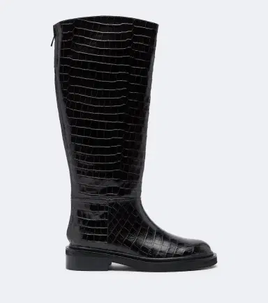 A Emery A. Emery Jude croc-effect leather knee-high boots | Thumbnail 2 A Emery A. Emery Jude croc-effect leather knee-high boots | Thumbnail 2