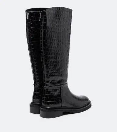 A Emery A. Emery Jude croc-effect leather knee-high boots | Thumbnail 3 A Emery A. Emery Jude croc-effect leather knee-high boots | Thumbnail 3