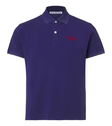 Acne Studios Logo cotton piqué polo shirt | Thumbnail 1 Acne Studios Logo cotton piqué polo shirt | Thumbnail 1