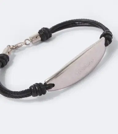 Saint Laurent Leather bracelet | Thumbnail 3 Saint Laurent Leather bracelet | Thumbnail 3