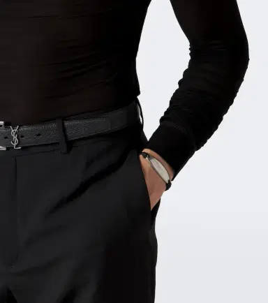 Saint Laurent Leather bracelet | Thumbnail 4 Saint Laurent Leather bracelet | Thumbnail 4