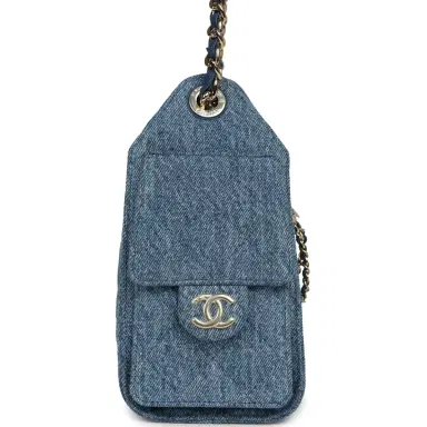 Chanel Chanel Mini 25 Hobo Bag Blue Washed Denim Light Gold Hardware | Thumbnail 3 Chanel Chanel Mini 25 Hobo Bag Blue Washed Denim Light Gold Hardware | Thumbnail 3
