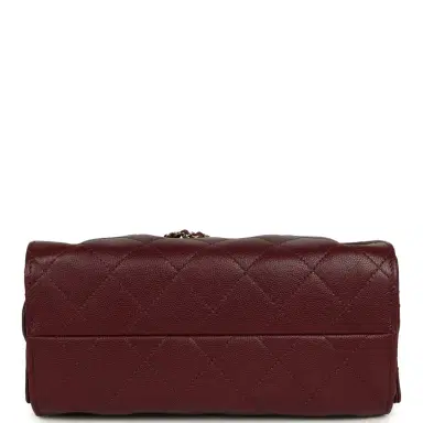 Chanel Chanel Mini 25 Hobo Bag Dark Burgundy Caviar Gold Hardware | Thumbnail 6 Chanel Chanel Mini 25 Hobo Bag Dark Burgundy Caviar Gold Hardware | Thumbnail 6