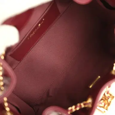 Chanel Chanel Mini 25 Hobo Bag Dark Burgundy Caviar Gold Hardware | Thumbnail 8 Chanel Chanel Mini 25 Hobo Bag Dark Burgundy Caviar Gold Hardware | Thumbnail 8