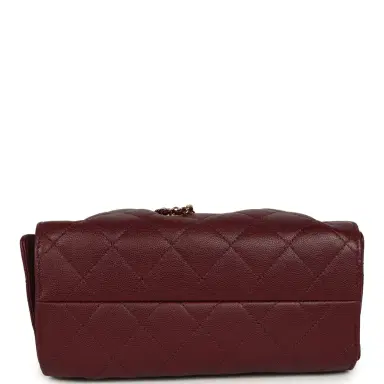 Chanel Chanel Mini 25 Hobo Bag Dark Burgundy Caviar Gold Hardware | Thumbnail 6 Chanel Chanel Mini 25 Hobo Bag Dark Burgundy Caviar Gold Hardware | Thumbnail 6