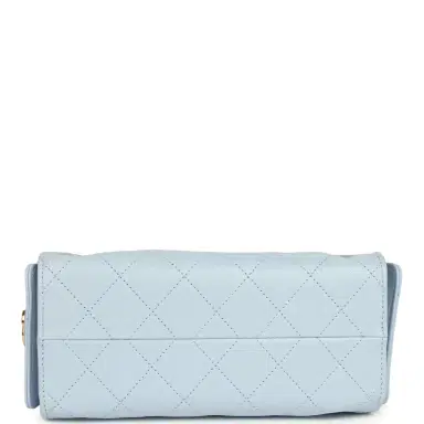 Chanel Chanel Mini 25 Hobo Bag Light Blue Caviar Gold Hardware | Thumbnail 6 Chanel Chanel Mini 25 Hobo Bag Light Blue Caviar Gold Hardware | Thumbnail 6