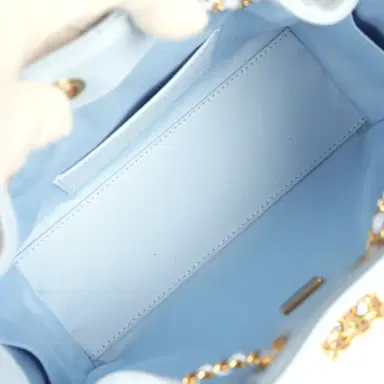 Chanel Chanel Mini 25 Hobo Bag Light Blue Caviar Gold Hardware | Thumbnail 8 Chanel Chanel Mini 25 Hobo Bag Light Blue Caviar Gold Hardware | Thumbnail 8