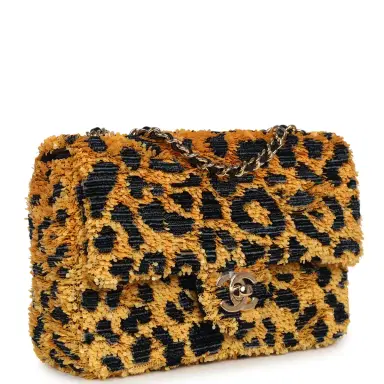 Chanel Chanel Mini Cheetah Print Flap Bag Orange, Black Sequin Gold Hardware | Thumbnail 2 Chanel Chanel Mini Cheetah Print Flap Bag Orange, Black Sequin Gold Hardware | Thumbnail 2