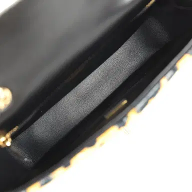Chanel Chanel Mini Cheetah Print Flap Bag Orange, Black Sequin Gold Hardware | Thumbnail 8 Chanel Chanel Mini Cheetah Print Flap Bag Orange, Black Sequin Gold Hardware | Thumbnail 8