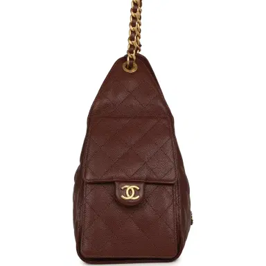Chanel Chanel Small 25 Hobo Bag Brown Caviar Antique Gold Hardware | Thumbnail 3 Chanel Chanel Small 25 Hobo Bag Brown Caviar Antique Gold Hardware | Thumbnail 3