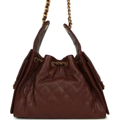 Chanel Chanel Small 25 Hobo Bag Brown Caviar Antique Gold Hardware | Thumbnail 4 Chanel Chanel Small 25 Hobo Bag Brown Caviar Antique Gold Hardware | Thumbnail 4