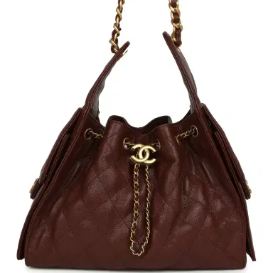 Chanel Chanel Small 25 Hobo Bag Brown Caviar Antique Gold Hardware | Thumbnail 1 Chanel Chanel Small 25 Hobo Bag Brown Caviar Antique Gold Hardware | Thumbnail 1