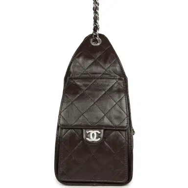 Chanel Chanel Small 25 Hobo Bag Dark Brown Shiny Aged Calfskin Silver Hardware | Thumbnail 3 Chanel Chanel Small 25 Hobo Bag Dark Brown Shiny Aged Calfskin Silver Hardware | Thumbnail 3