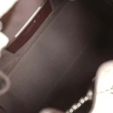 Chanel Chanel Small 25 Hobo Bag Dark Brown Shiny Aged Calfskin Silver Hardware | Thumbnail 8 Chanel Chanel Small 25 Hobo Bag Dark Brown Shiny Aged Calfskin Silver Hardware | Thumbnail 8