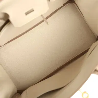 HERMÈS Hermes Birkin 25 Craie Togo Gold Hardware | Thumbnail 8 HERMÈS Hermes Birkin 25 Craie Togo Gold Hardware | Thumbnail 8