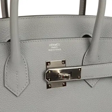 HERMÈS Hermes Birkin 30 Gris Pantin Togo Palladium Hardware | Thumbnail 7 HERMÈS Hermes Birkin 30 Gris Pantin Togo Palladium Hardware | Thumbnail 7