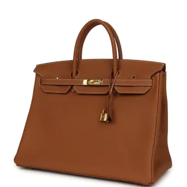 HERMÈS Hermes Birkin 40 Gold Togo Gold Hardware | Thumbnail 5 HERMÈS Hermes Birkin 40 Gold Togo Gold Hardware | Thumbnail 5