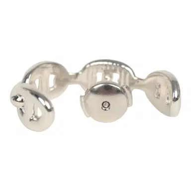 HERMÈS Hermes Chaine D'Ancre Enchainee Single Ear Climber Earring Sterling | Thumbnail 3 HERMÈS Hermes Chaine D'Ancre Enchainee Single Ear Climber Earring Sterling | Thumbnail 3