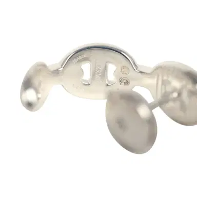 HERMÈS Hermes Chaine D'Ancre Enchainee Single Ear Climber Earring Sterling | Thumbnail 4 HERMÈS Hermes Chaine D'Ancre Enchainee Single Ear Climber Earring Sterling | Thumbnail 4