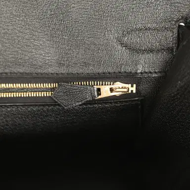 HERMÈS Pre-owned Hermes Birkin Sellier 30 Black Madame Gold Hardware | Thumbnail 9 HERMÈS Pre-owned Hermes Birkin Sellier 30 Black Madame Gold Hardware | Thumbnail 9