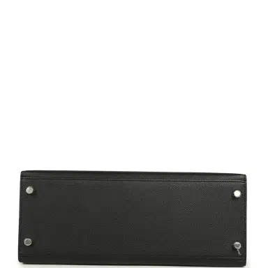 HERMÈS Pre-owned Hermes Kelly Sellier 28 Black Epsom Palladium Hardware | Thumbnail 6 HERMÈS Pre-owned Hermes Kelly Sellier 28 Black Epsom Palladium Hardware | Thumbnail 6