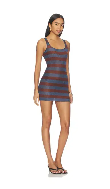 SEROYA Benni Metallic Knit Dress | Thumbnail 2 SEROYA Benni Metallic Knit Dress | Thumbnail 2