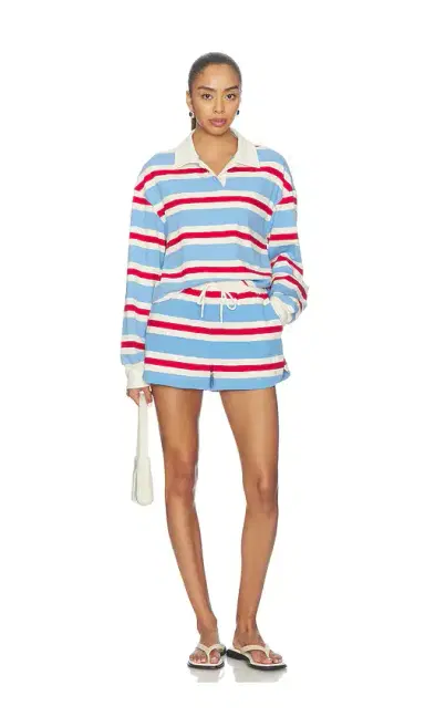 YEAR OF OURS Striped Cotton Jersey Shorts | Thumbnail 5 YEAR OF OURS Striped Cotton Jersey Shorts | Thumbnail 5
