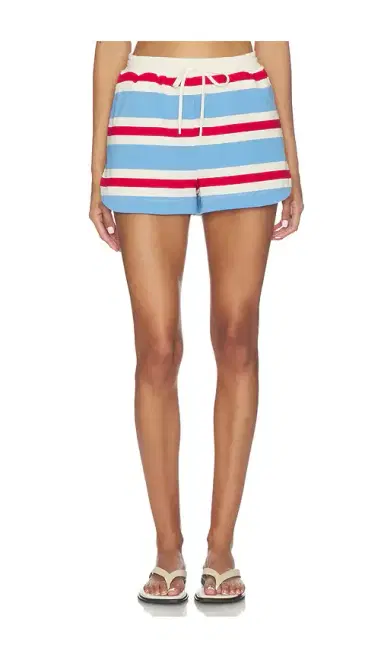 YEAR OF OURS Striped Cotton Jersey Shorts | Thumbnail 1 YEAR OF OURS Striped Cotton Jersey Shorts | Thumbnail 1