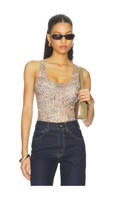 L'AGENCE Kalea Scoop Neck Tank Bodysuit | Thumbnail 1 L'AGENCE Kalea Scoop Neck Tank Bodysuit | Thumbnail 1