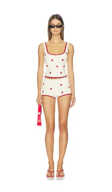 MAJORELLE Emmile Tomato Tank | Thumbnail 4 MAJORELLE Emmile Tomato Tank | Thumbnail 4