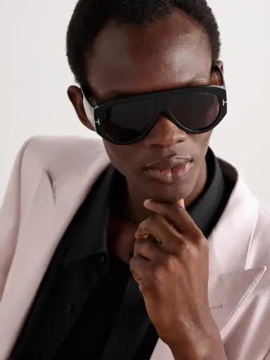 Tom Ford Bronson Aviator-Style Acetate Sunglasses - Men | Thumbnail 2 Tom Ford Bronson Aviator-Style Acetate Sunglasses - Men | Thumbnail 2