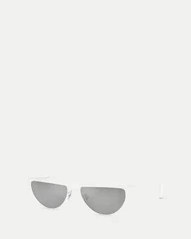 Khaite x Oliver Peoples Sleek Metal Windsor Rim Sunglasses | Thumbnail 2 Khaite x Oliver Peoples Sleek Metal Windsor Rim Sunglasses | Thumbnail 2