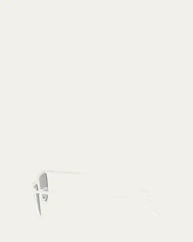Khaite x Oliver Peoples Sleek Metal Windsor Rim Sunglasses | Thumbnail 3 Khaite x Oliver Peoples Sleek Metal Windsor Rim Sunglasses | Thumbnail 3