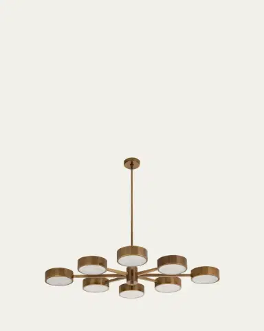 Arteriors Linus 52" 8-Light Starburst Chandelier | Thumbnail 2 Arteriors Linus 52" 8-Light Starburst Chandelier | Thumbnail 2