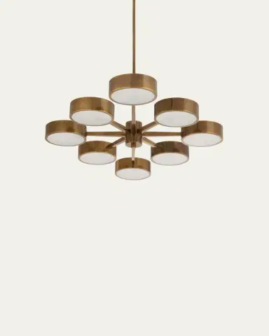 Arteriors Linus 52" 8-Light Starburst Chandelier | Thumbnail 4 Arteriors Linus 52" 8-Light Starburst Chandelier | Thumbnail 4
