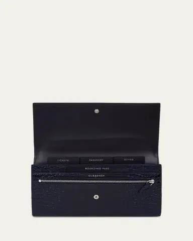 Smythson Marshall Mara Croc-Embossed Leather Travel Wallet | Thumbnail 2 Smythson Marshall Mara Croc-Embossed Leather Travel Wallet | Thumbnail 2