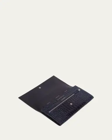 Smythson Marshall Mara Croc-Embossed Leather Travel Wallet | Thumbnail 3 Smythson Marshall Mara Croc-Embossed Leather Travel Wallet | Thumbnail 3