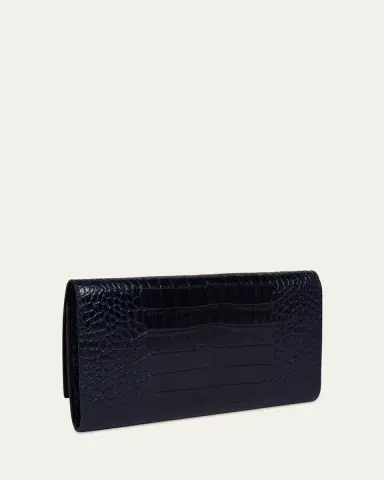 Smythson Marshall Mara Croc-Embossed Leather Travel Wallet | Thumbnail 4 Smythson Marshall Mara Croc-Embossed Leather Travel Wallet | Thumbnail 4