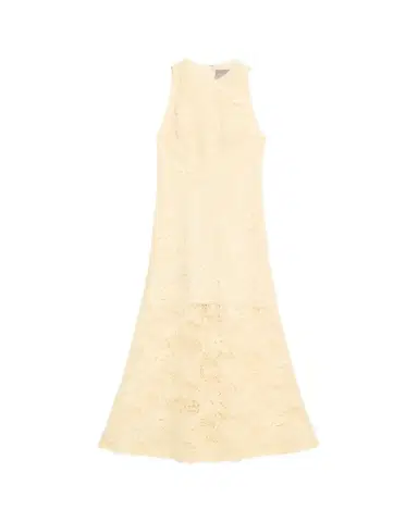 Lela Rose Lattice Floral Guipure Sleeveless Maxi Dress | Thumbnail 1 Lela Rose Lattice Floral Guipure Sleeveless Maxi Dress | Thumbnail 1