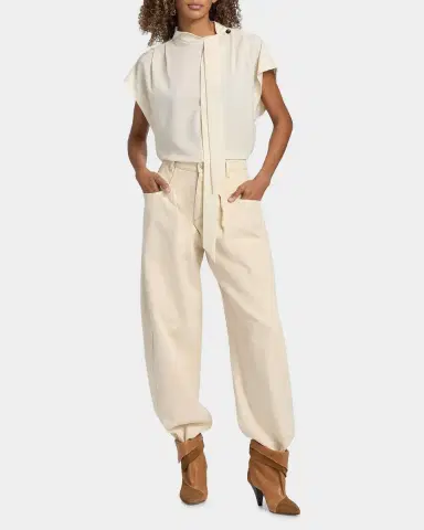 Isabel Marant Selene Tie-Neck Blouse | Thumbnail 2 Isabel Marant Selene Tie-Neck Blouse | Thumbnail 2