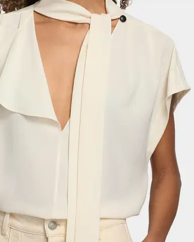 Isabel Marant Selene Tie-Neck Blouse | Thumbnail 5 Isabel Marant Selene Tie-Neck Blouse | Thumbnail 5